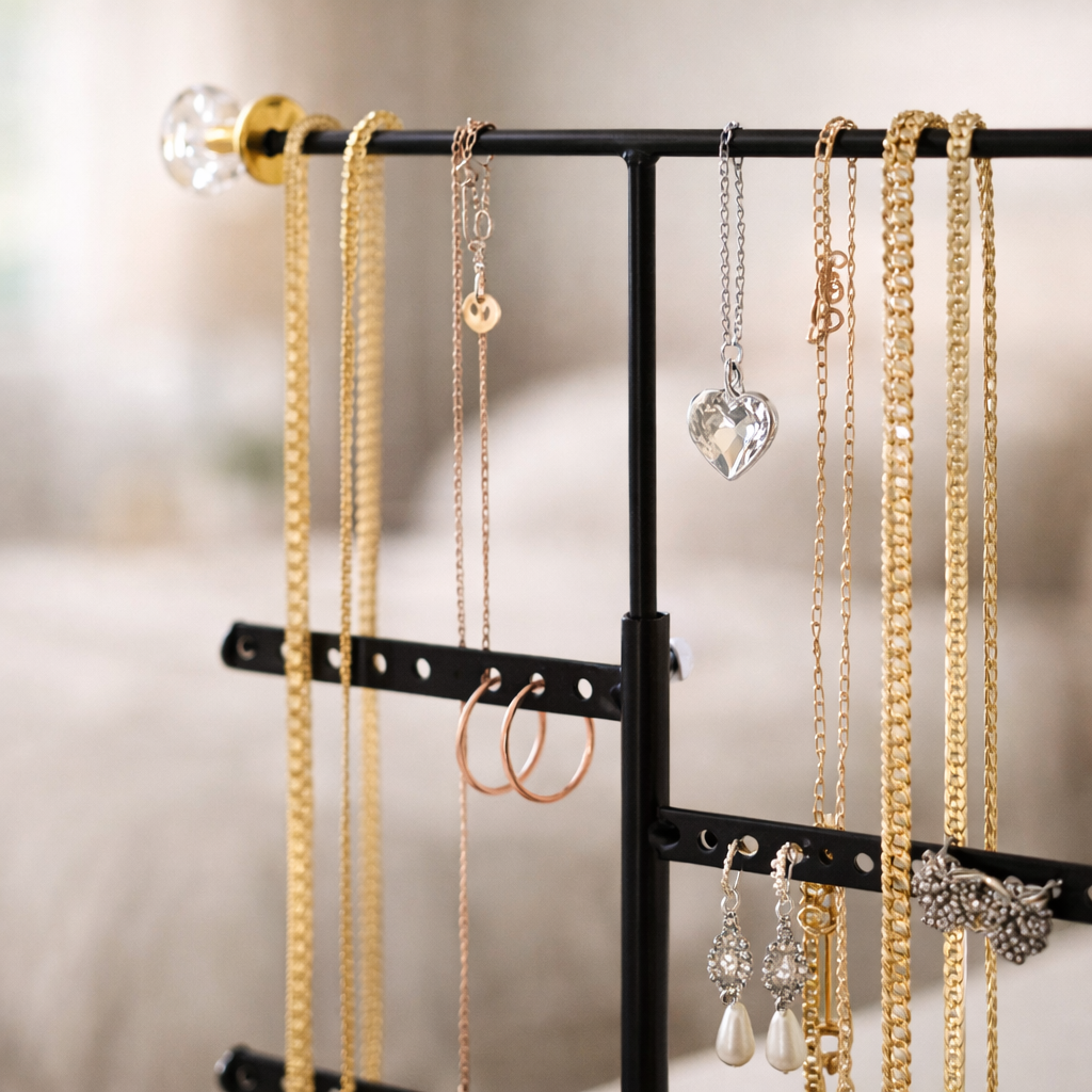 4-Tier Jewellery Holder-Home & Living-Sasha Morel-Black-DREIBACH