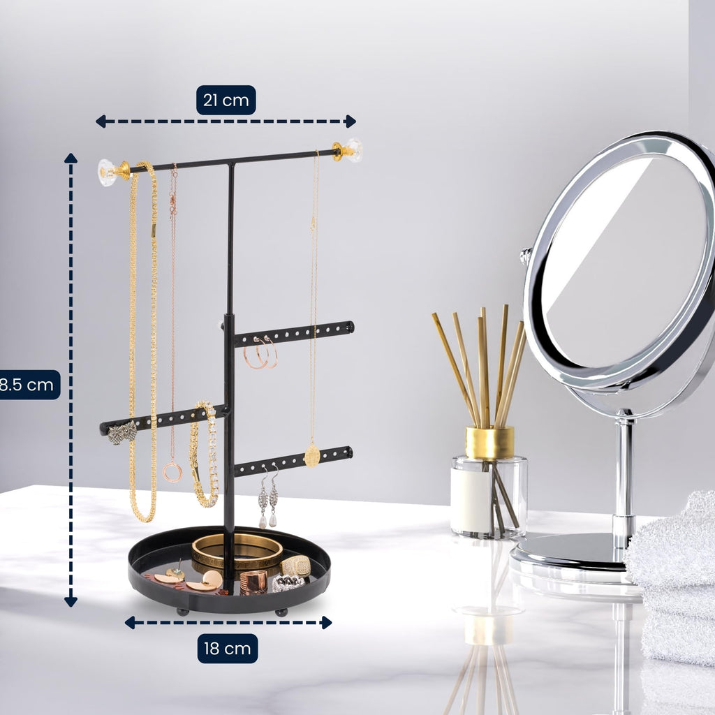 4-Tier Jewellery Holder-Home & Living-Sasha Morel-Black-DREIBACH
