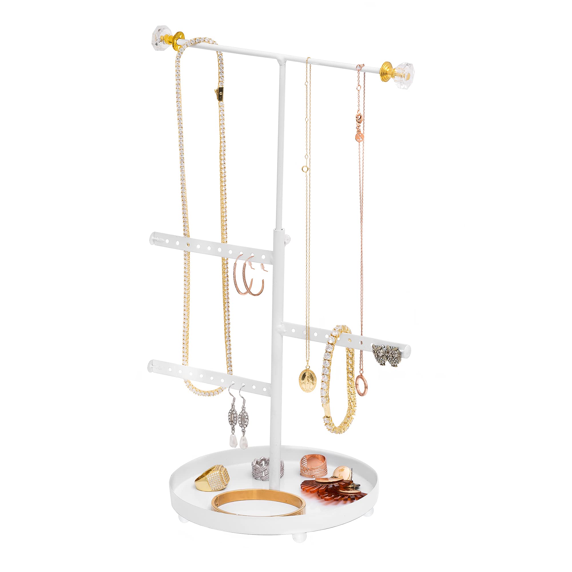 4-Tier Jewellery Holder-Home & Living-Sasha Morel-Silver-DREIBACH