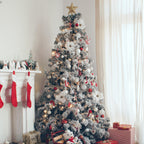 Snow Tipped Flocked Christmas Tree