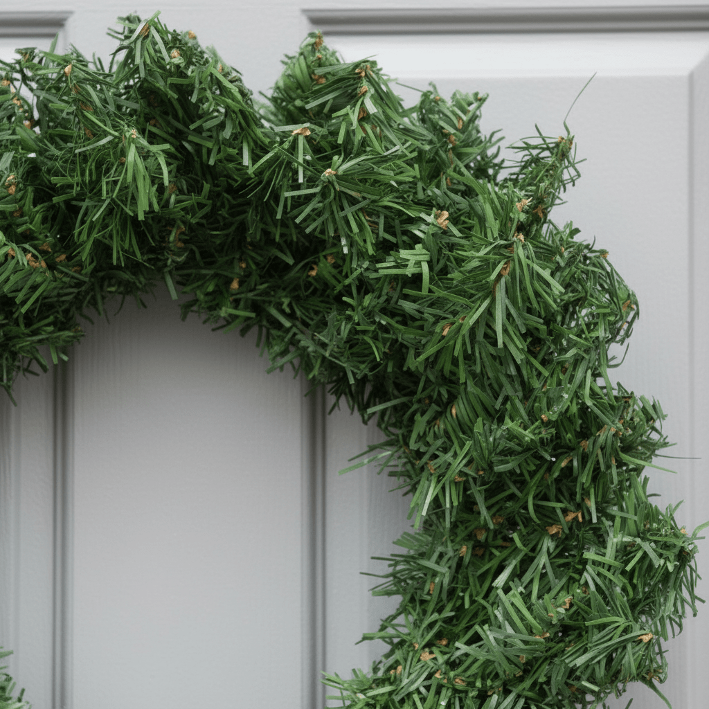 40cm Green Christmas Wreath-Christmas Decor-Pelle & Sol-DREIBACH