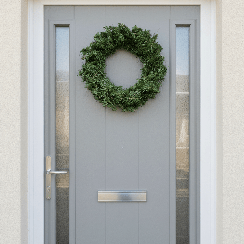 40cm Green Christmas Wreath-Christmas Decor-Pelle & Sol-DREIBACH
