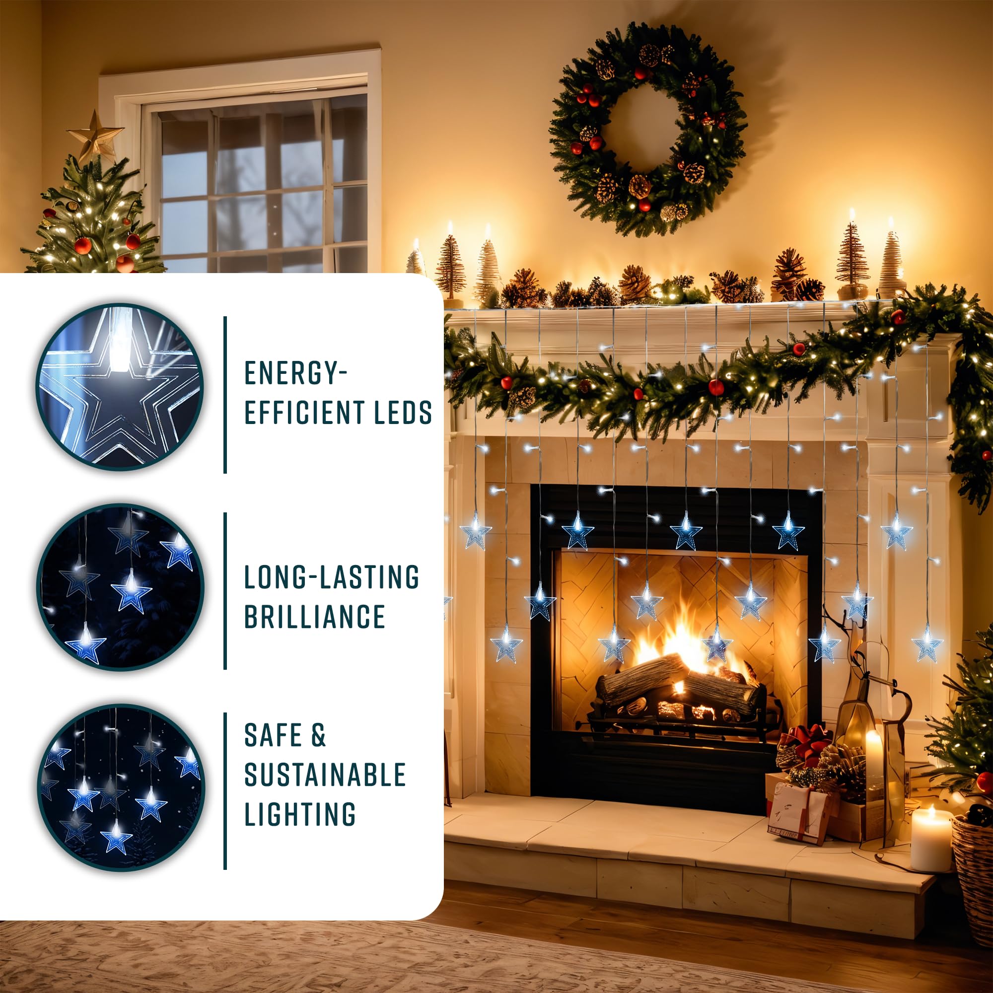 LED Window Curtain Lights