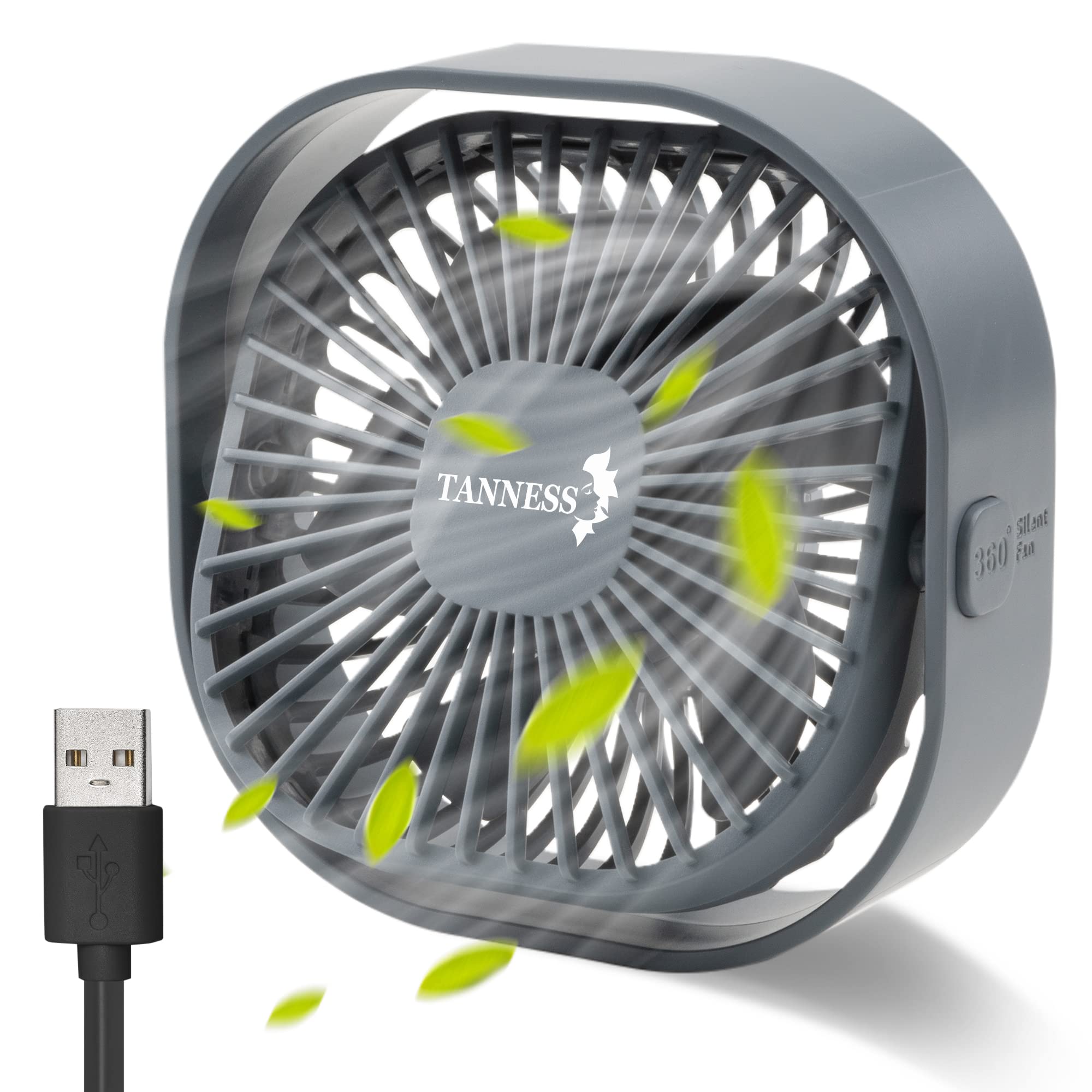 Quiet USB Desk Fan
