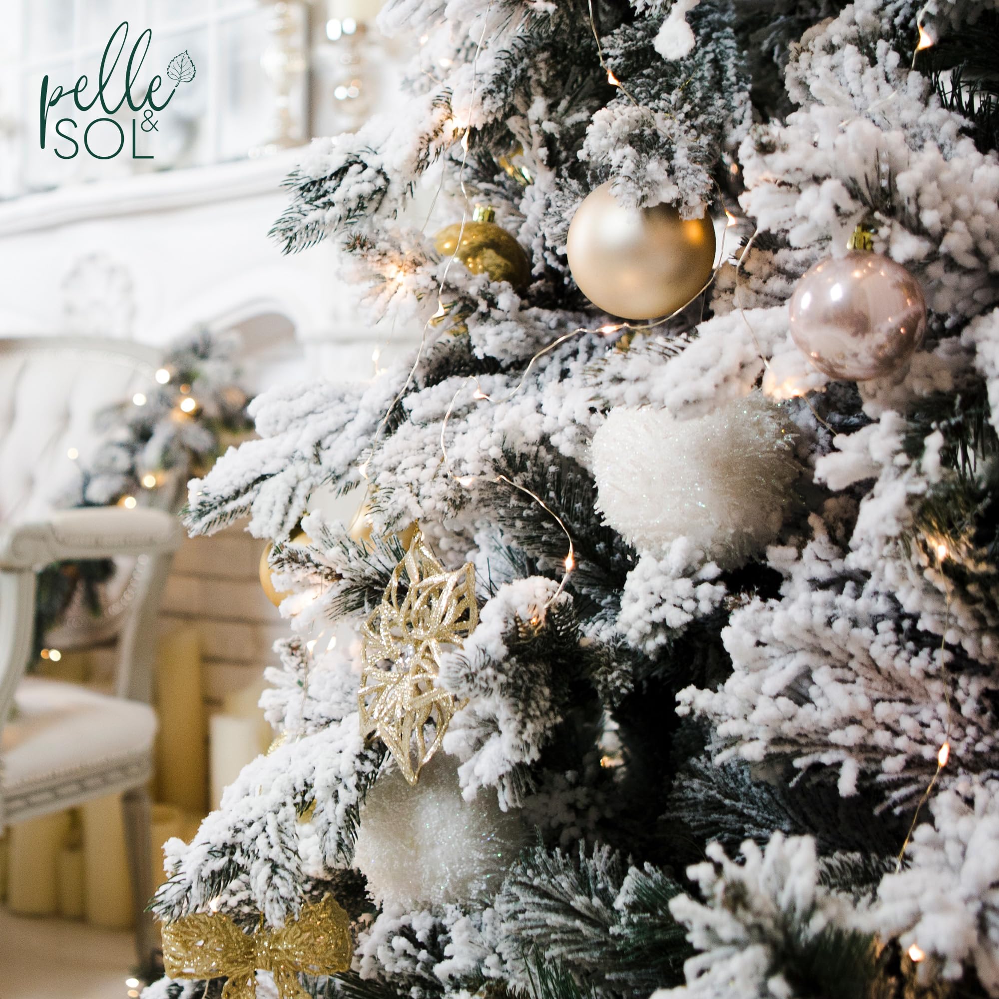 Snow Tipped Flocked Christmas Tree