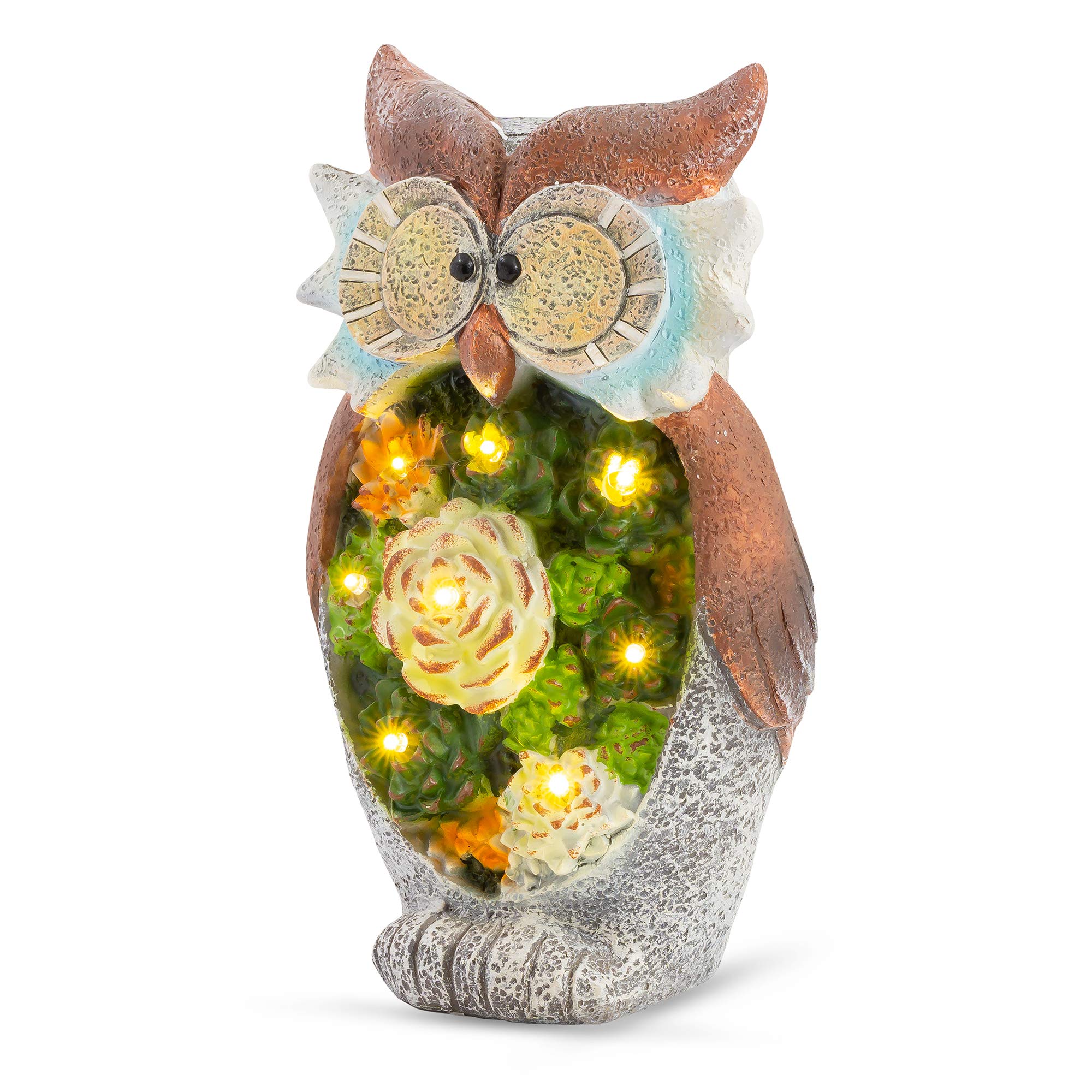 Solar Owl Garden Ornament