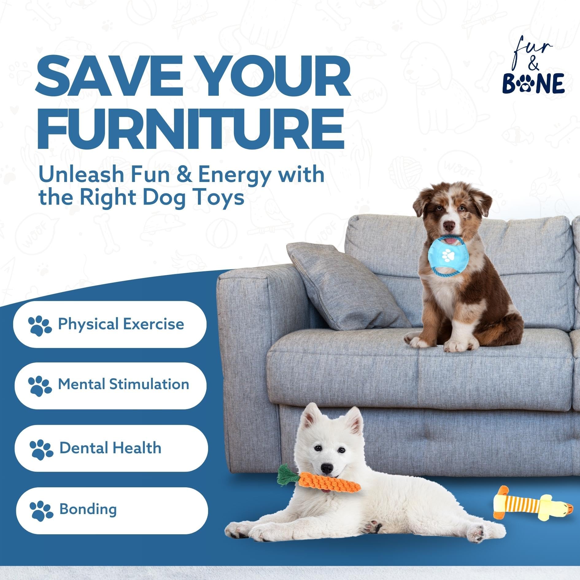 Puppy Teething Toy Set