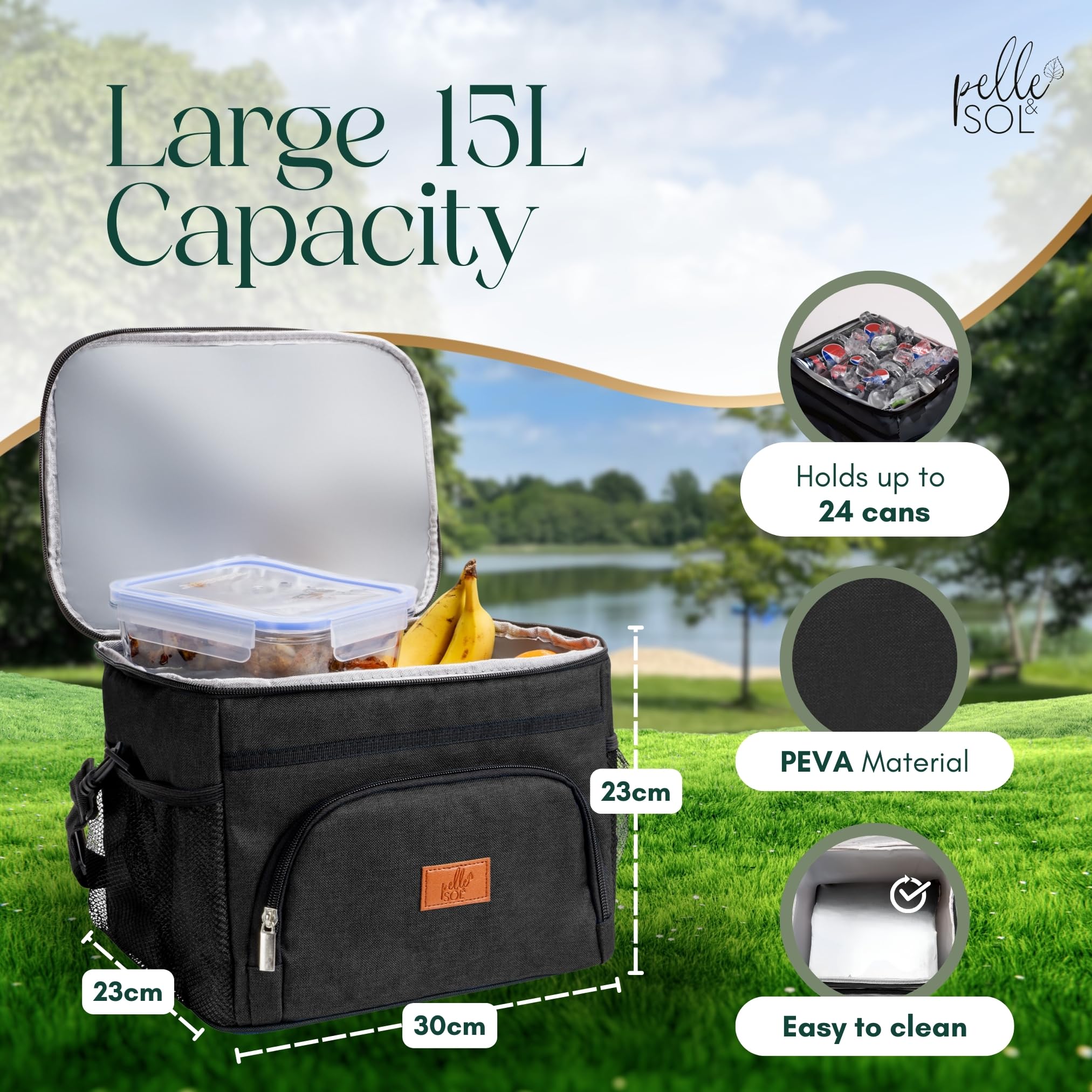 15L Insulated Lunch Bag