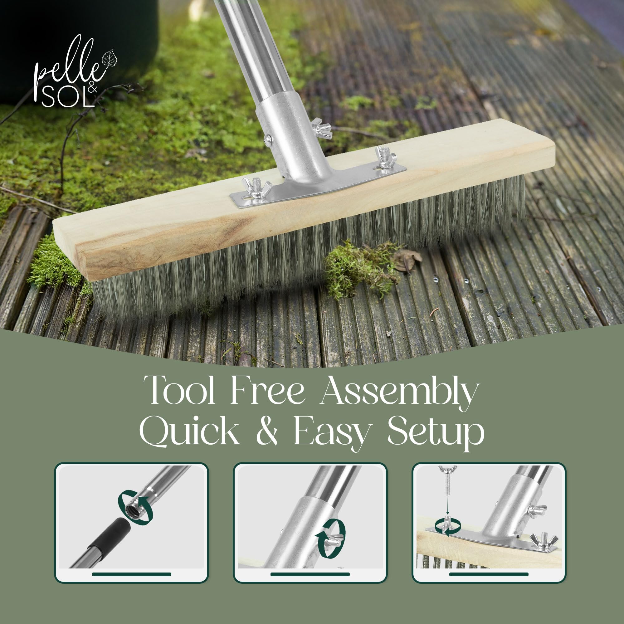 Telescopic Outdoor Cleaning Brush