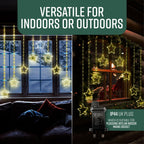 Star LED Curtain Window Lights