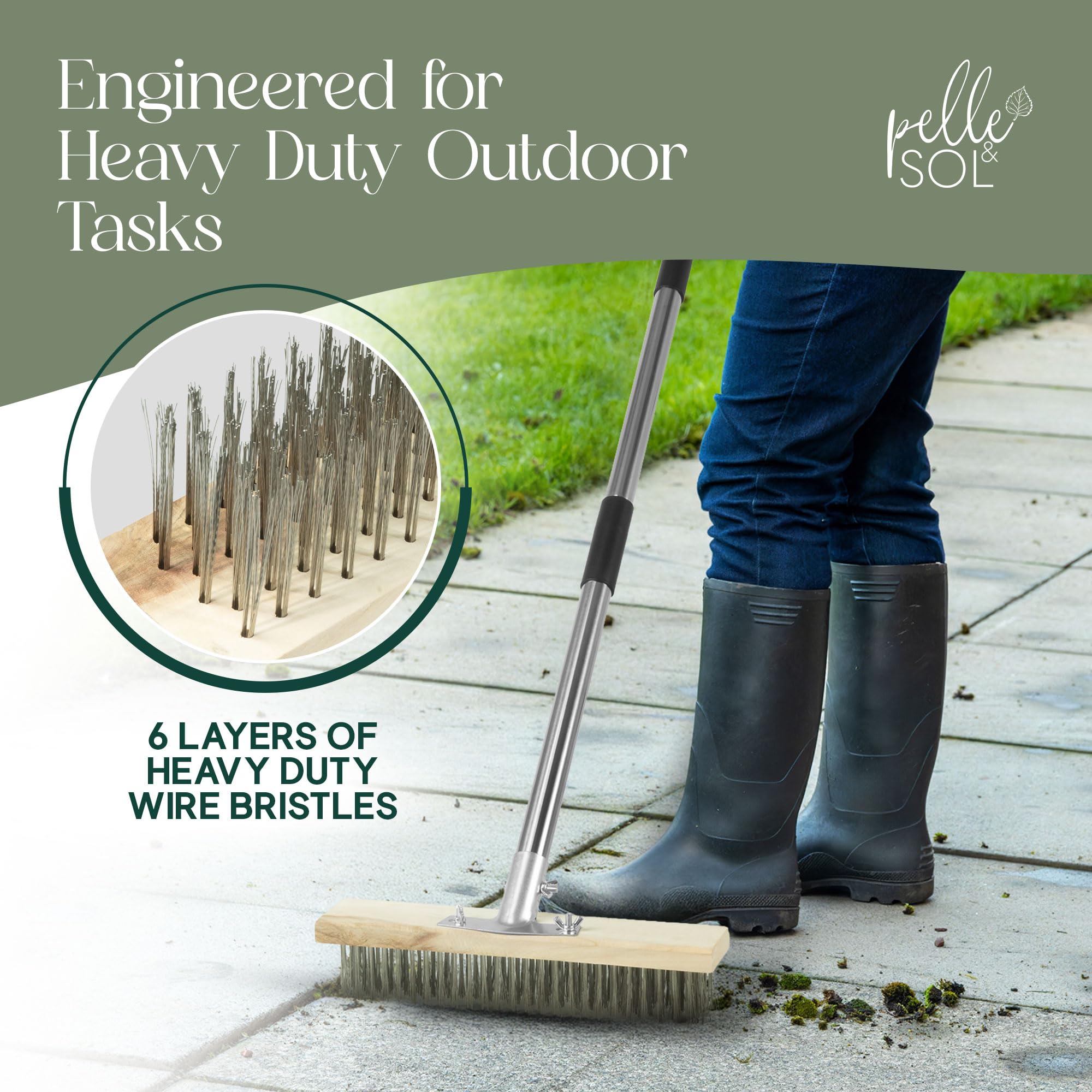 Telescopic Outdoor Cleaning Brush