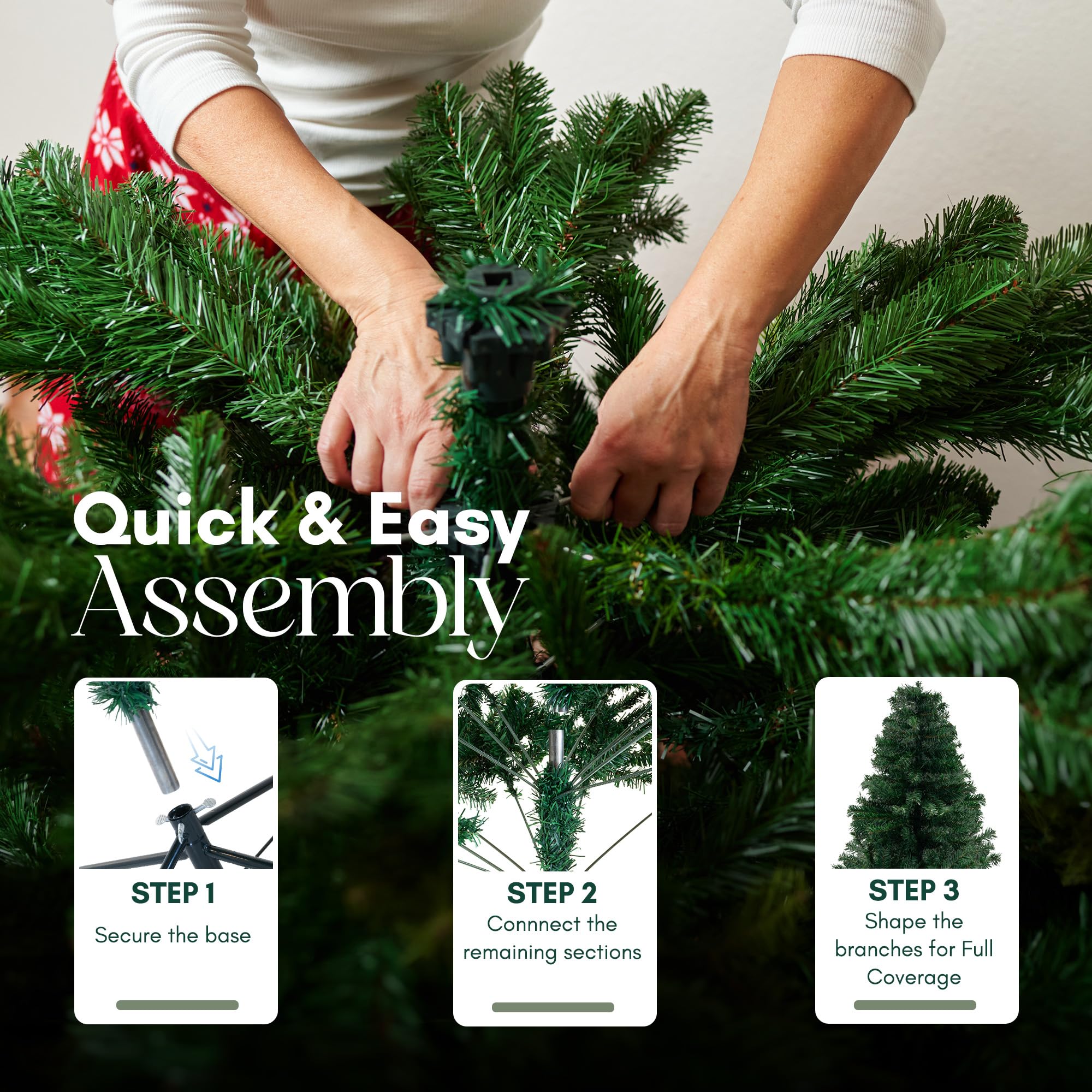 Realistic Artificial Christmas Tree