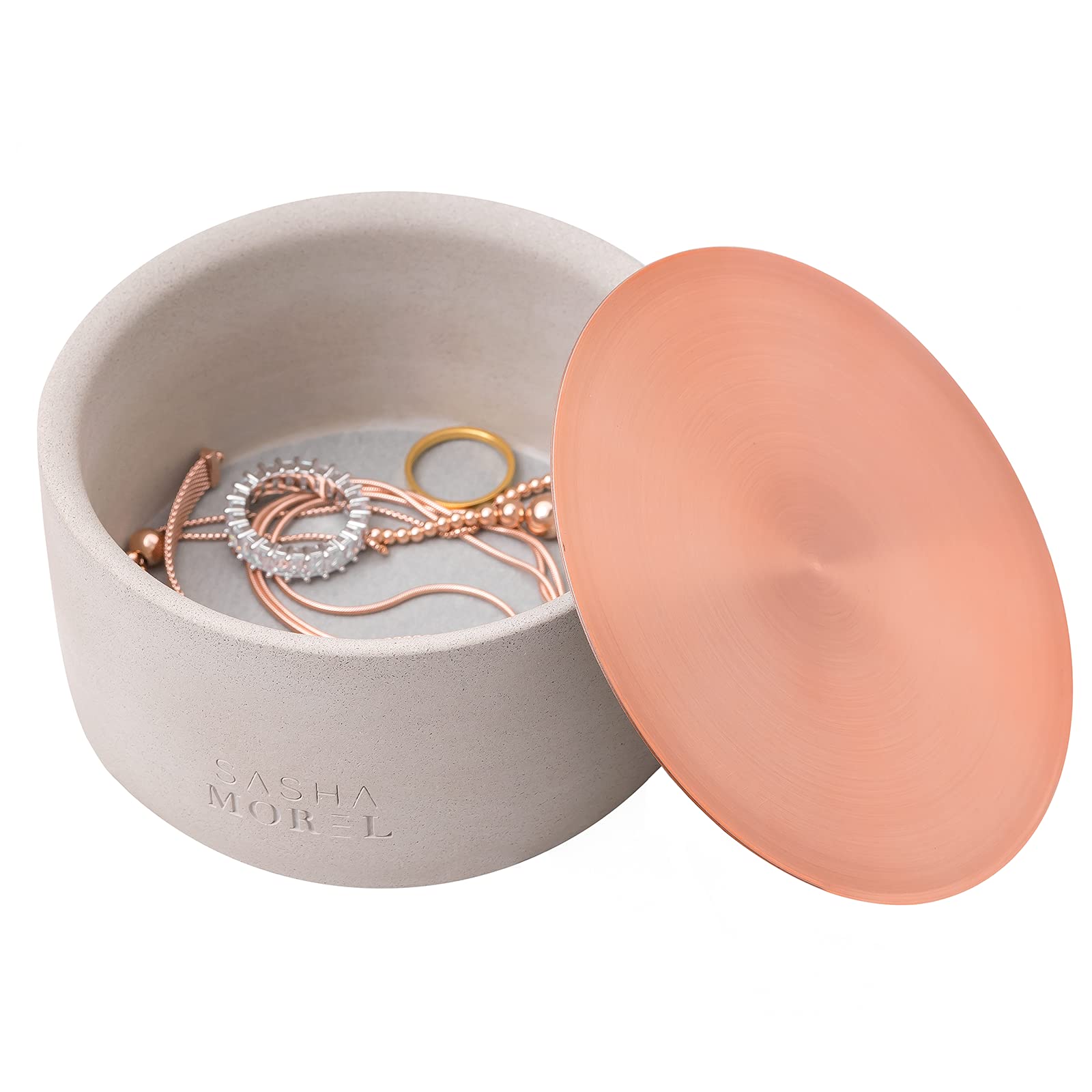 Elegant Concrete Jewellery Organiser