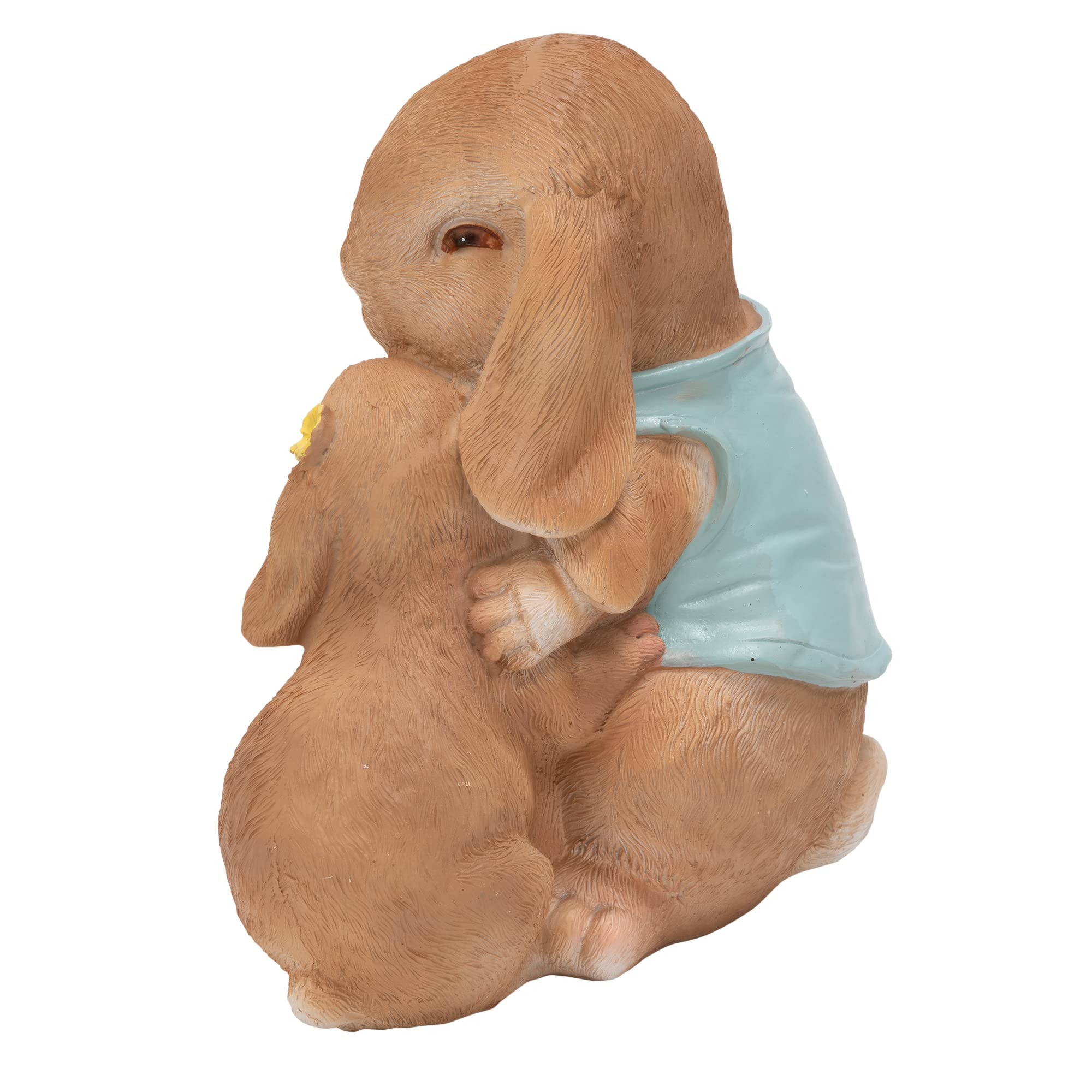 Garden Mother & Child Rabbit Ornament