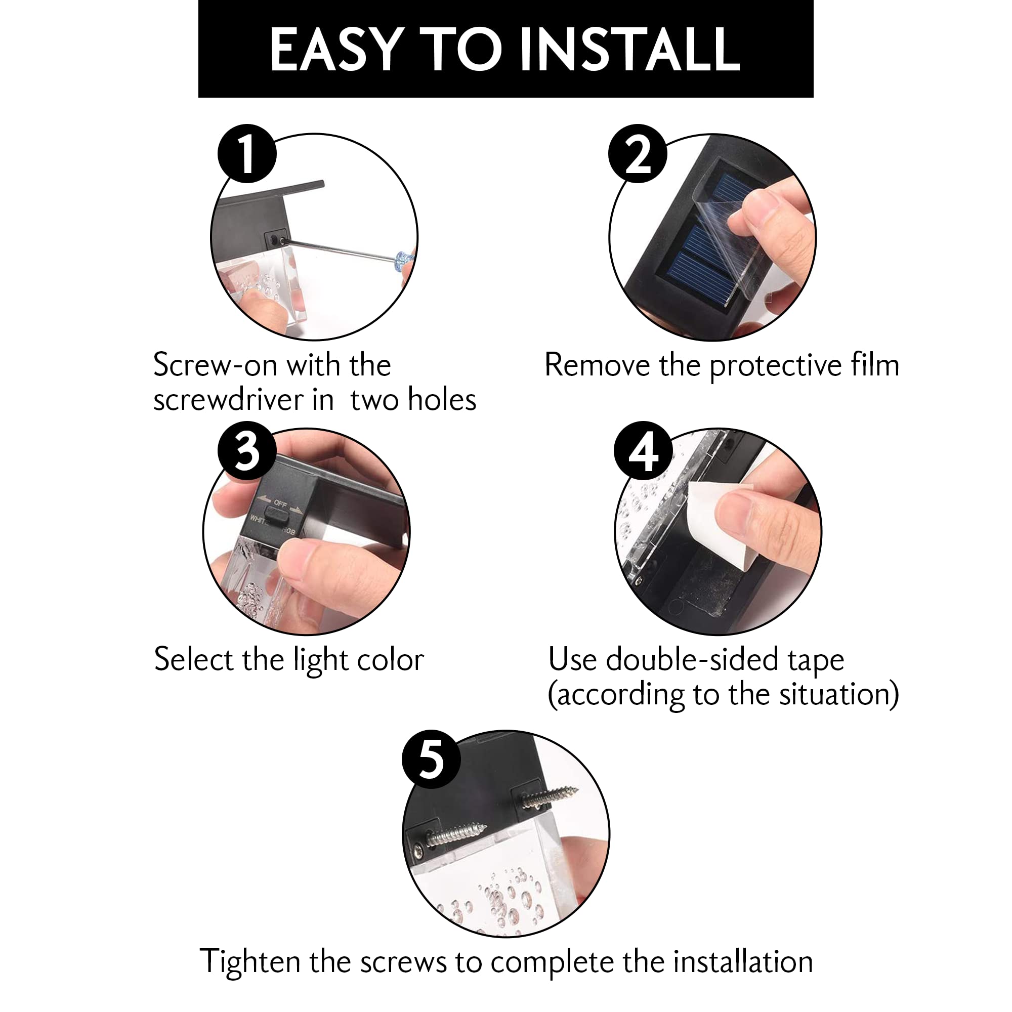 Multicolour Solar Pathway Lights