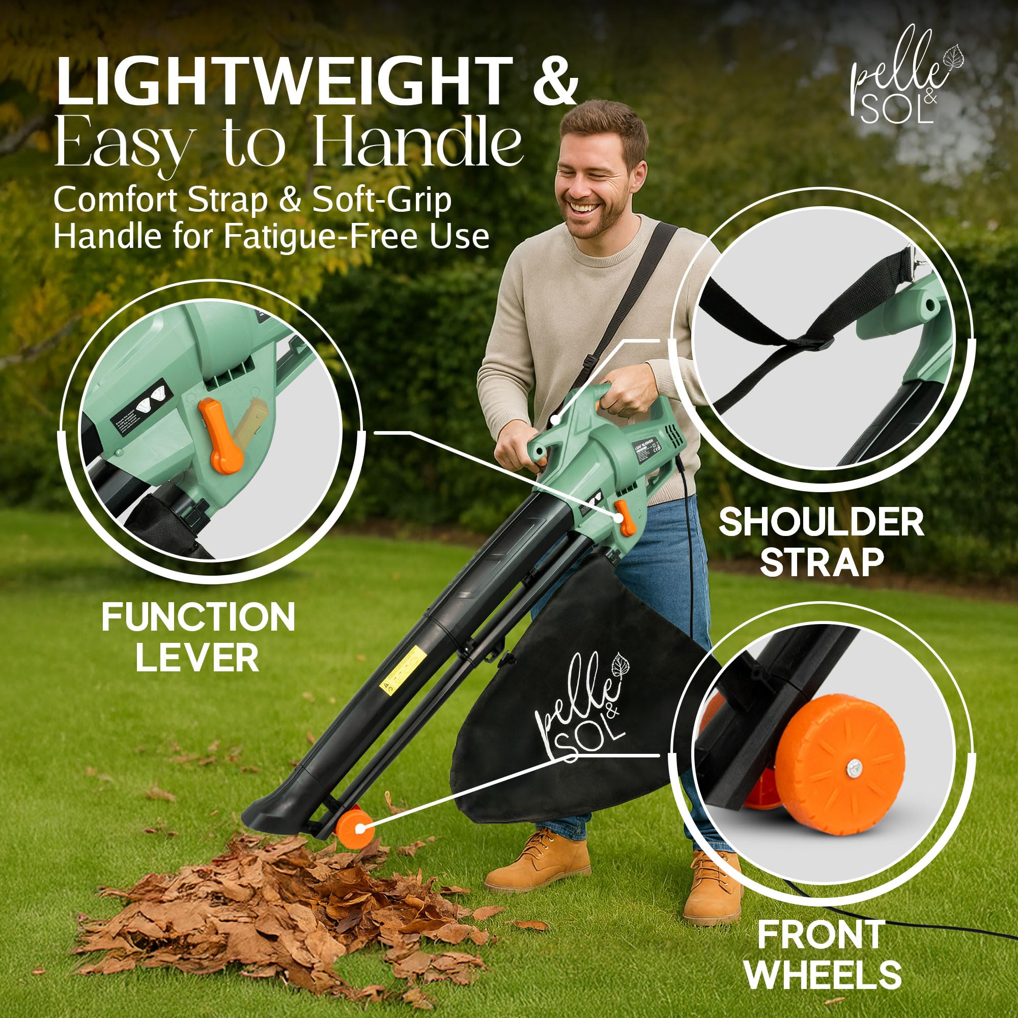 3-in-1 Leaf Blower and Vacuum
