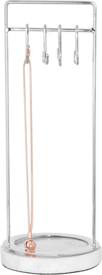 Marble Jewellery Stand - Rose Gold - DREIBACH