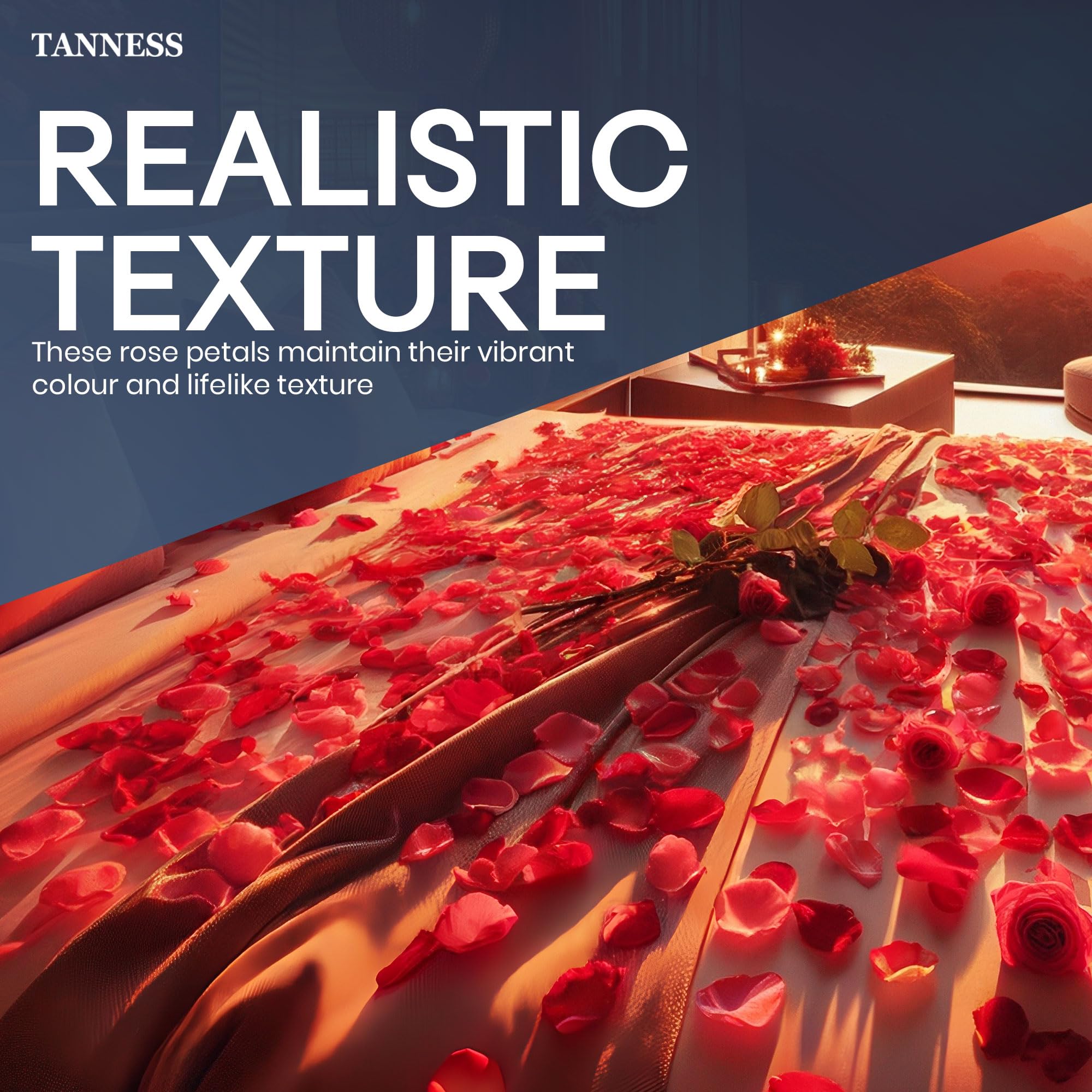 Realistic Decorative Rose Petals