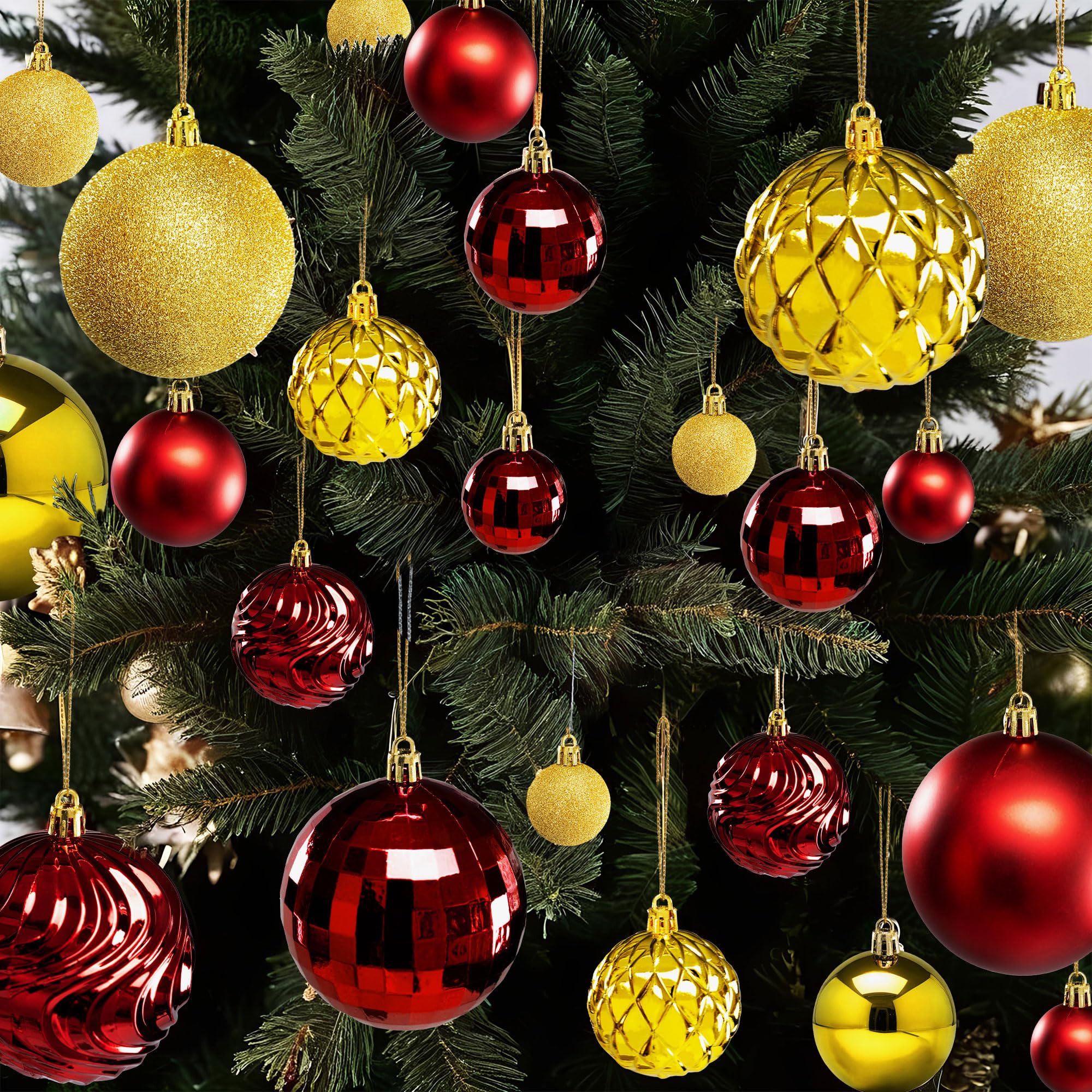 Shatterproof Christmas Bauble Set