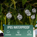 Solar Crystal Ball String Lights