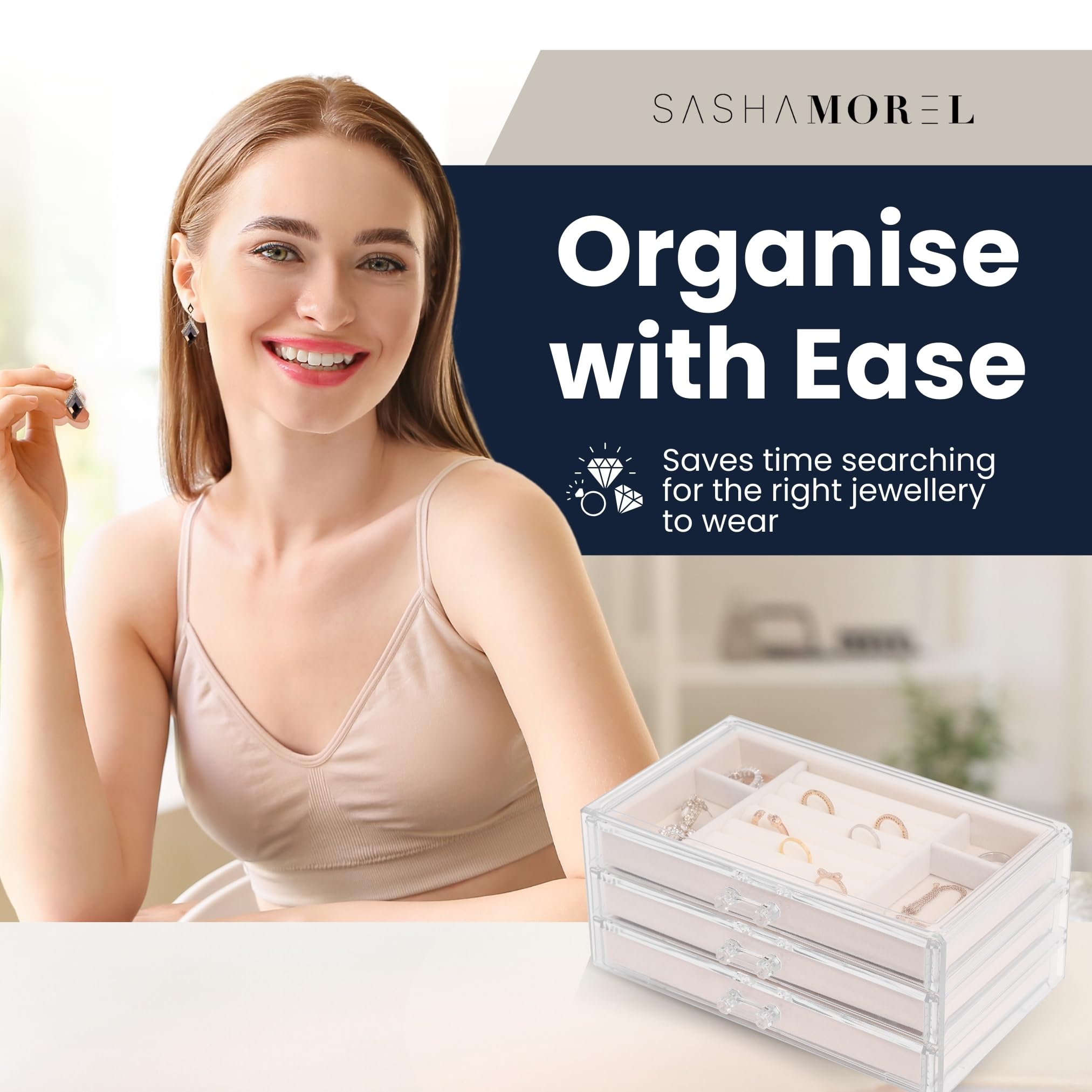 Acrylic Jewellery Organiser