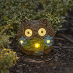Solar Owl Garden Light