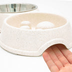 Double Slow Feeder Bowl
