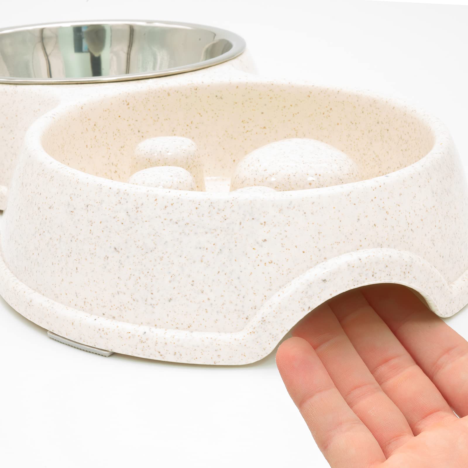 Double Slow Feeder Bowl