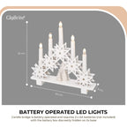 Wooden Christmas Candle Bridge