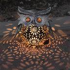 Decorative Owl Solar Lantern