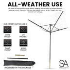 Outdoor Rotary Clothes Line