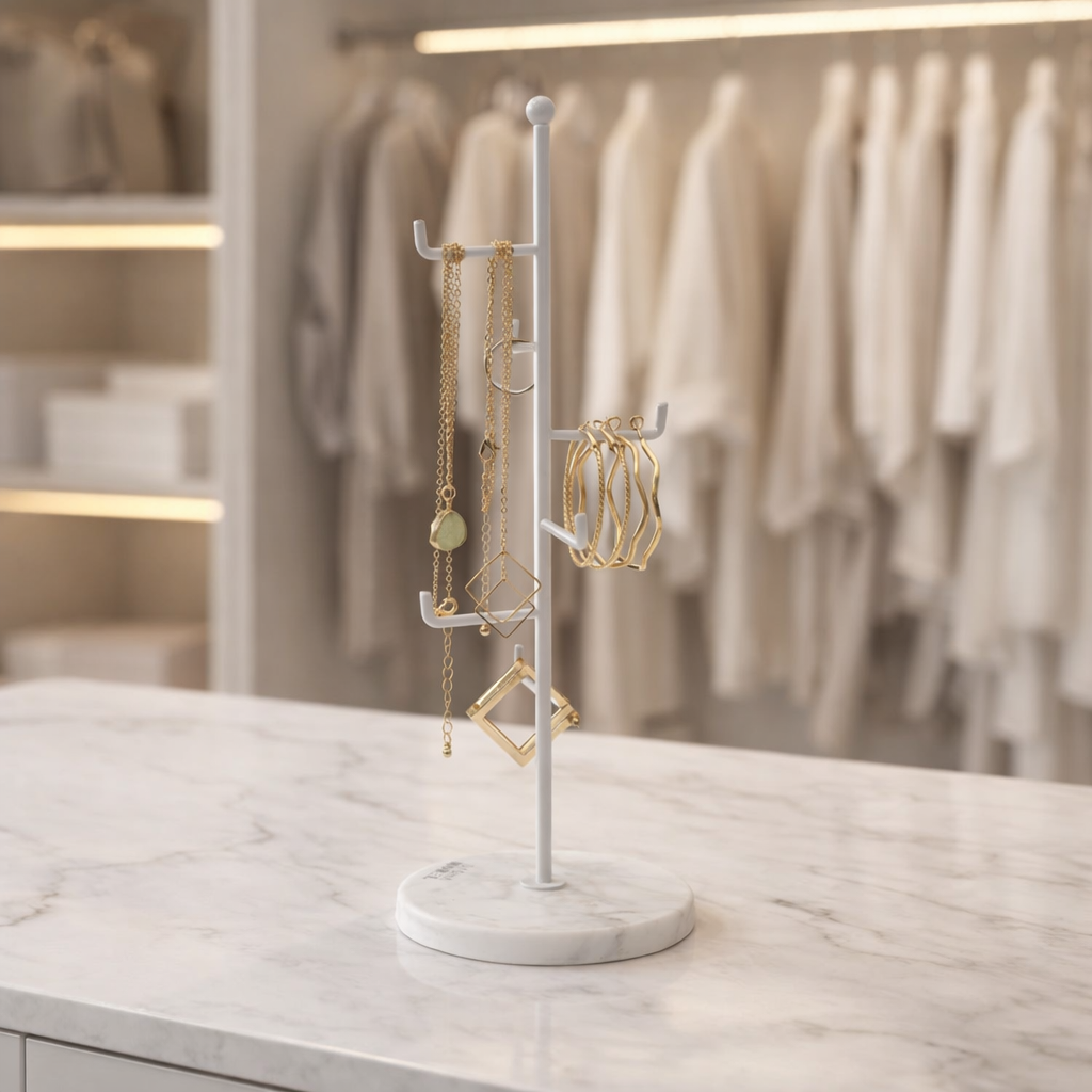 6 Tier Jewellery Holder-Home & Living-Sasha Morel-Blue-DREIBACH