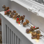 1.5m Pre-Lit Christmas Garland