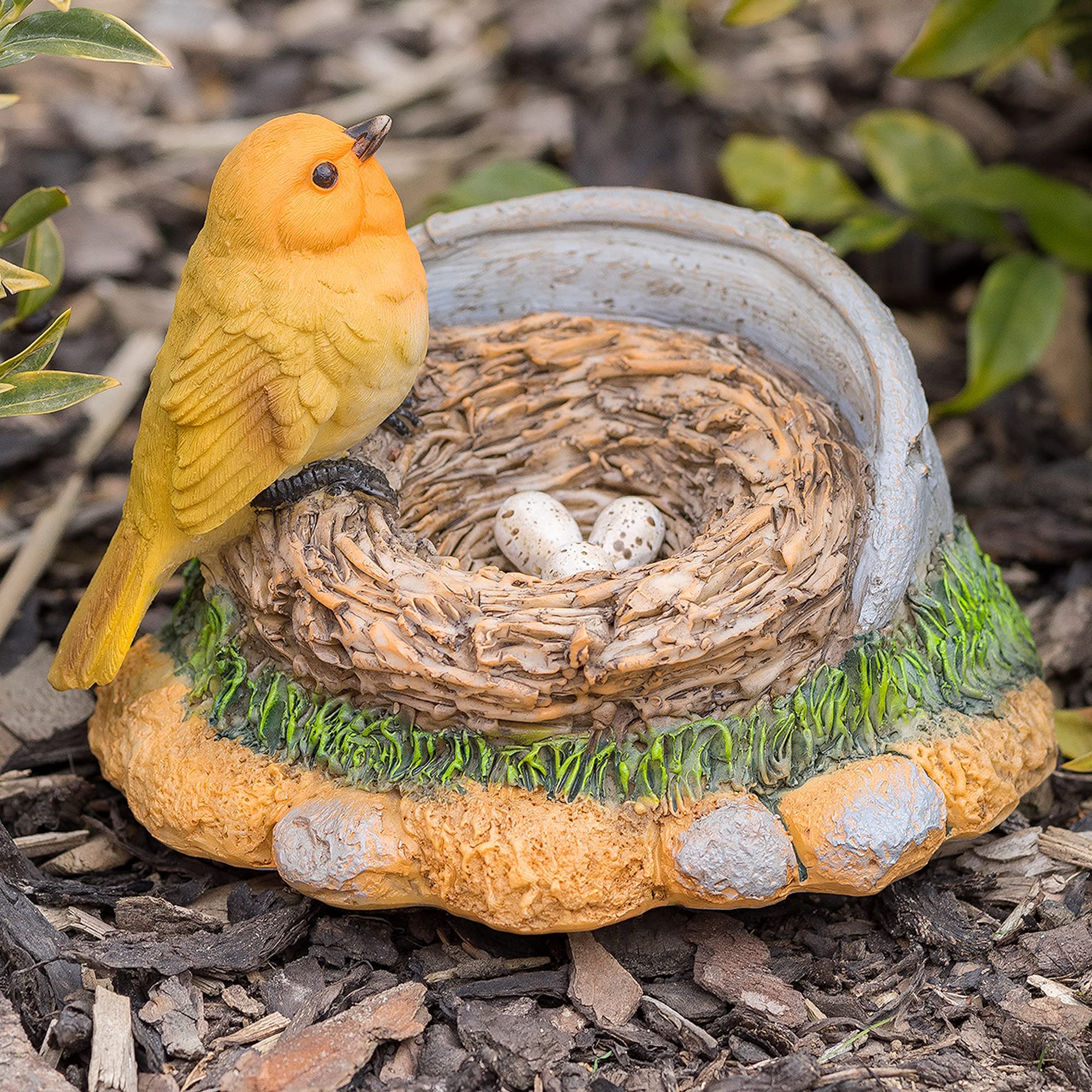 Robin Nest Garden Ornament