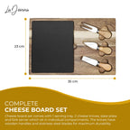 Complete Acacia Cheese Board Set