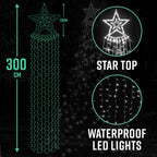 Outdoor Waterfall LED Curtain Lights