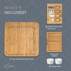 Bamboo Charcuterie Board Set