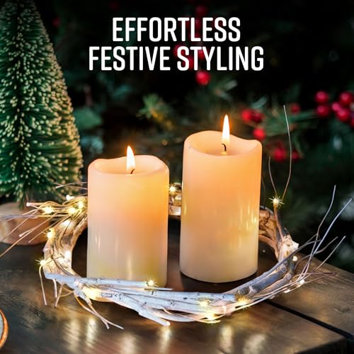 6ft Birch LED Christmas Garland