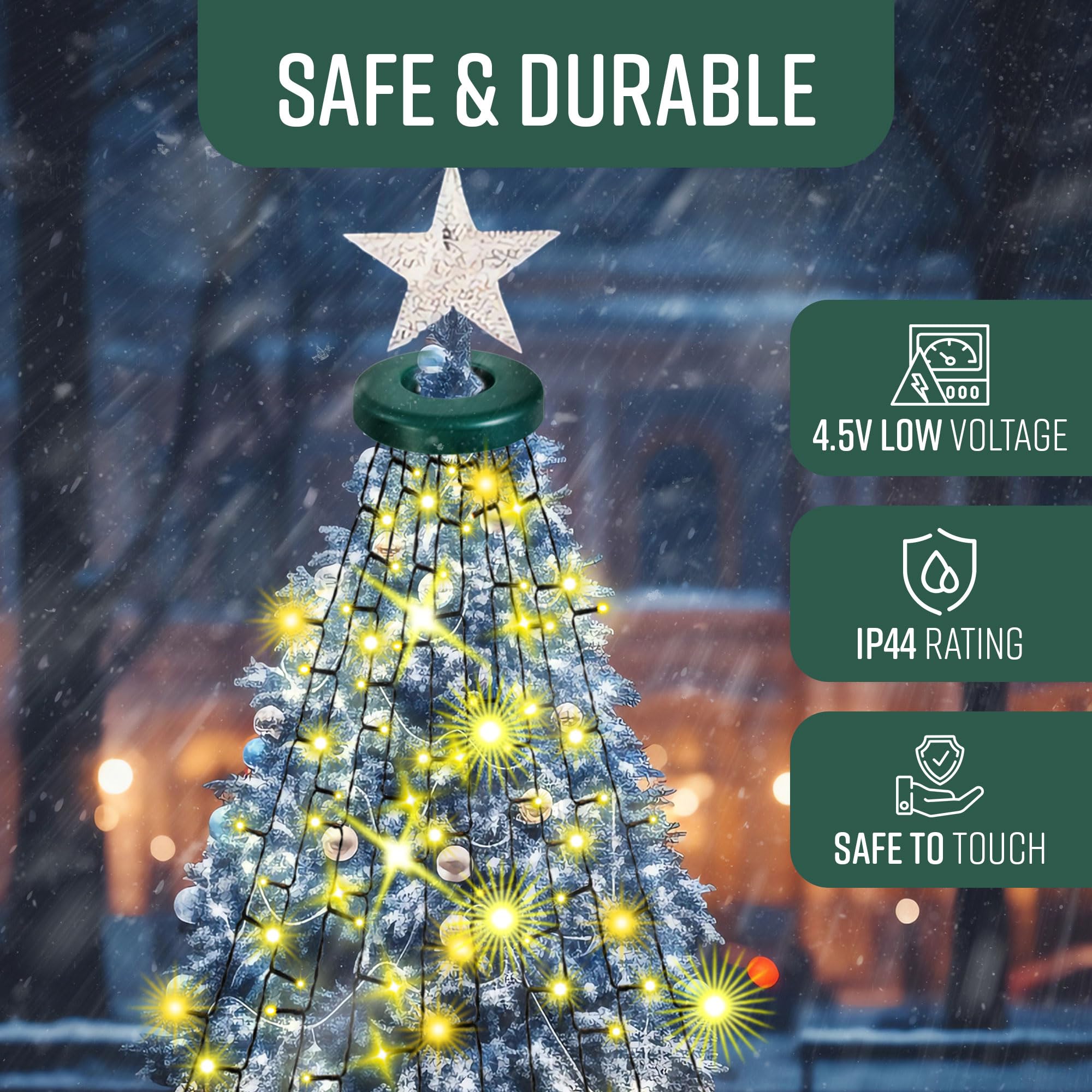 Cascading LED Christmas Tree Lights