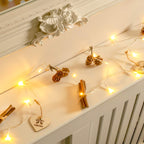 LED Pine Cone Christmas Garland