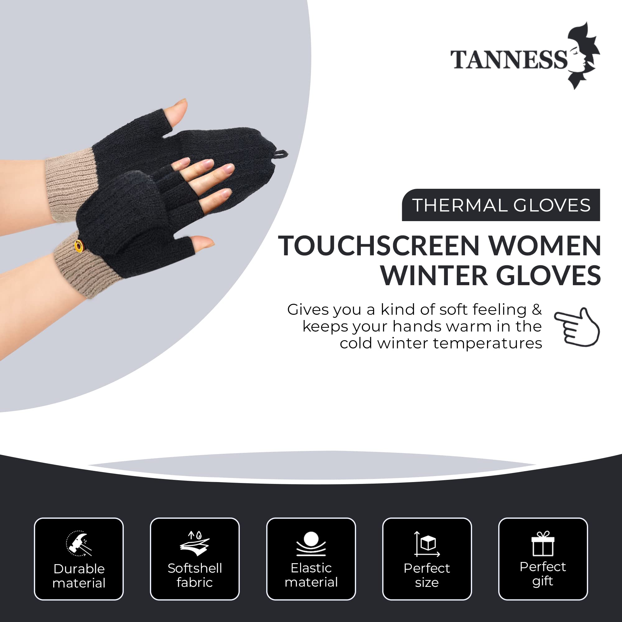 Convertible Thermal Gloves