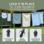 Telescopic Washing Line Pole