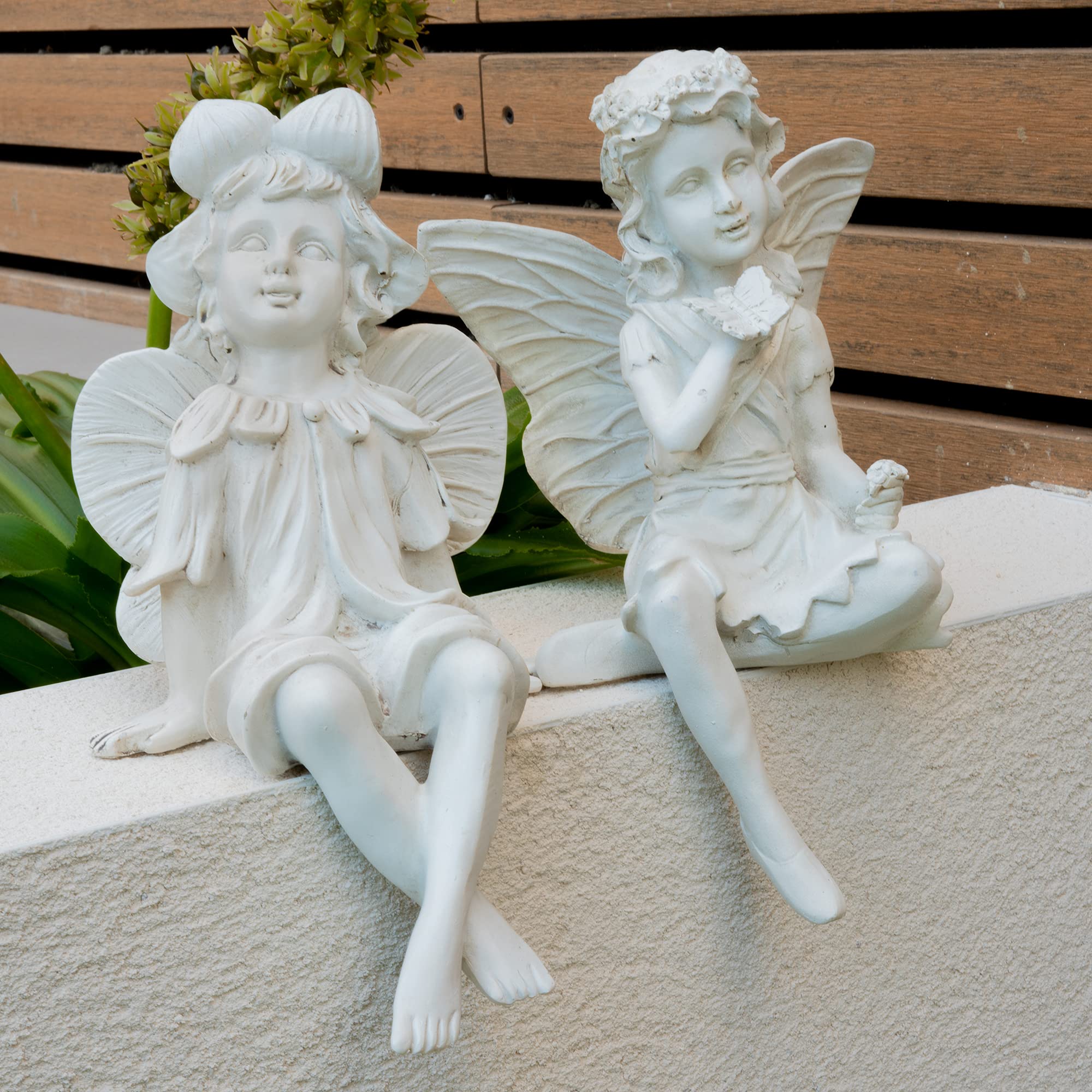 Angel Garden Statues Set