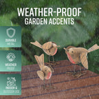 Set of 3 Robin Ornaments