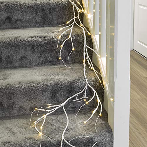 6ft Birch LED Christmas Garland-Christmas Decor-GloBrite-DREIBACH