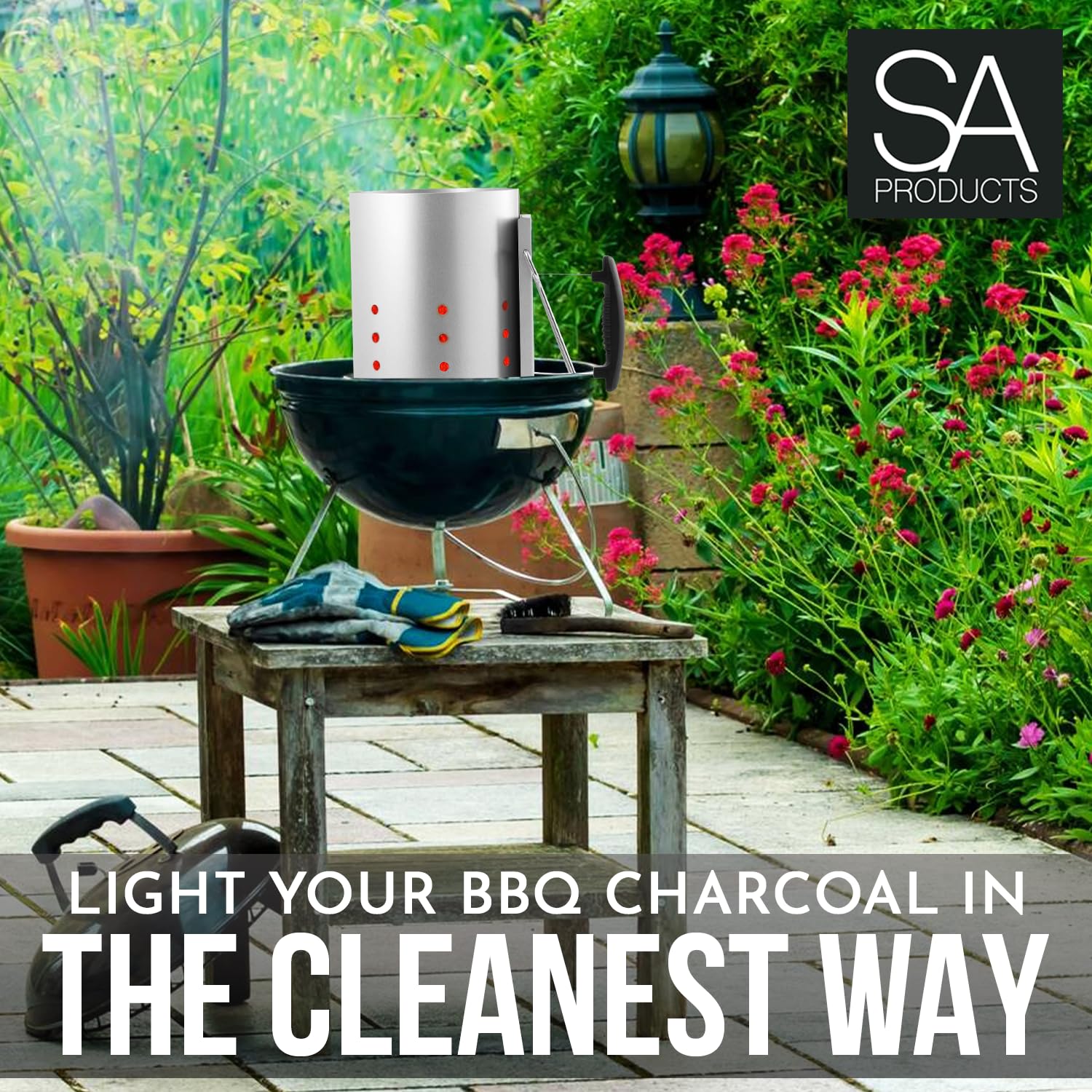 Metal Charcoal BBQ Chimney Starter