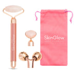 Electric Rose Quartz Face Roller