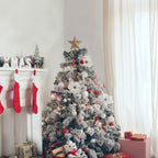 Snow Tipped Flocked Christmas Tree