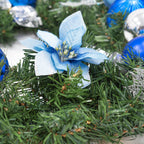 Illuminated Winter Christmas Wreath
