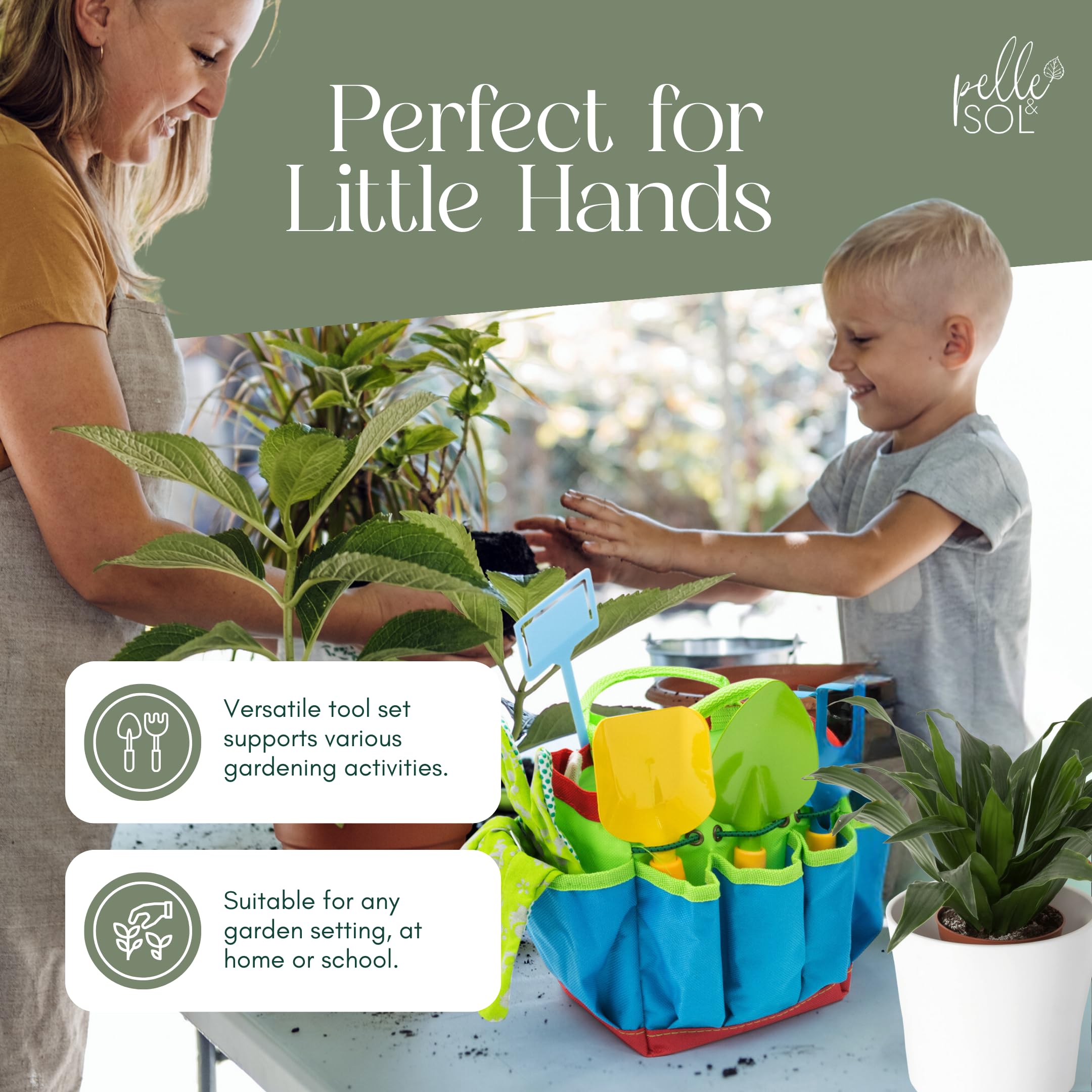 10-Piece Kids Gardening Tool Set